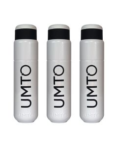 Kit 3 Garrafinhas para Treino para Academia Umto Super-Resistente 500 Ml Branca